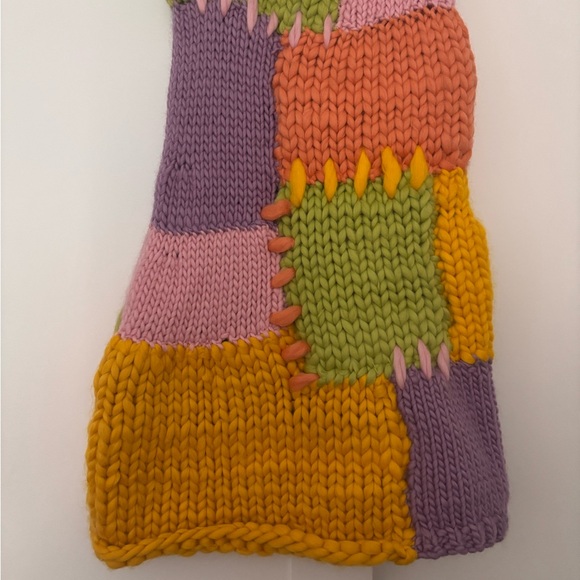 HOPE MACAULAY Mermaid Patchwork Knit Dress - Picture 8 of 15